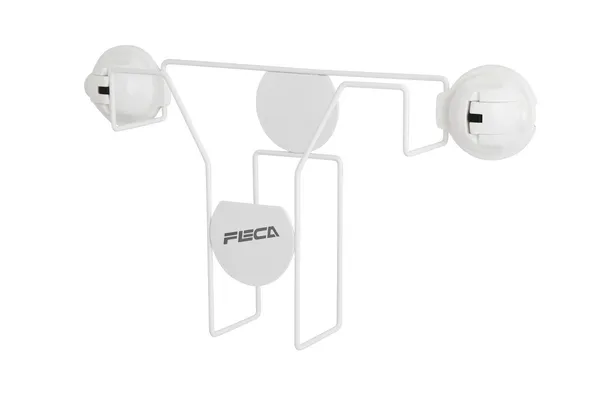 White_ABS_Heavy_Duty_No_Drill_Wall_Mount_Magazine_Flyer_Holder_Organizer_Rack_With_Powerful_Locking_Suction_Cup