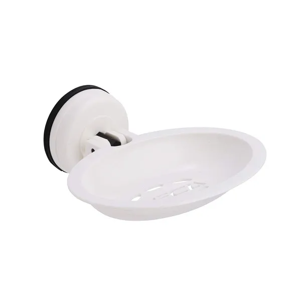 2_kg_Capacity_White_Heat_Resistant_Suction_Oval_Soap_Holder_with_Suction_Cup