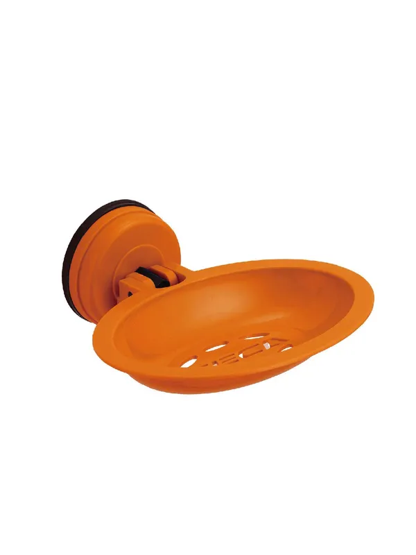 Orange_ABS_Plastic_Oval_Soap_Holder