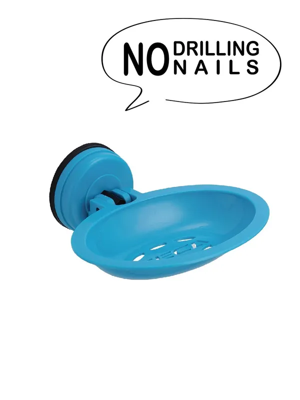 Blue_ABS_Plastic_Oval_Soap_Holder