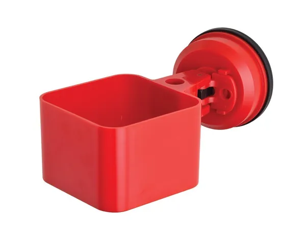 Red_ABS_Heavy_Duty_No_Drill_Mountable_Small_Plant_Organizer_With_Powerful_Suction_Cup_Mount