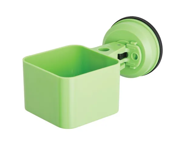 Green_ABS_Plastic_No_Drill_Mountable_Small_Plant_Organizer_With_Powerful_Suction_Cup_Mount