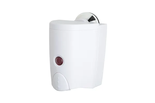 White_ABS_Plastic_No_Drilling_Soap_Sanitizer_Dispenser_With_Powerful_Suction_Cup