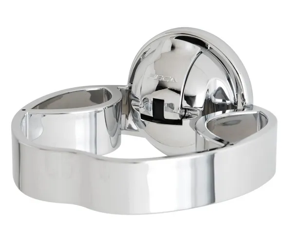 Silver_ABS_Heavy_Duty_No_Drill_Wall_Mounted_Compact_Hair_Dryer_&_Brush_Holder_Holster_Powerful_Suction_Cup
