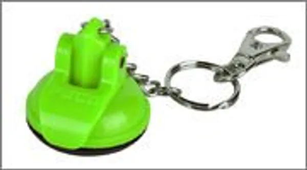 Green_ABS_Stainless_Steel_Key_Ring