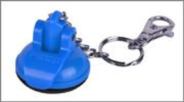 Blue_ABS_Stainless_Steel_Key_Ring