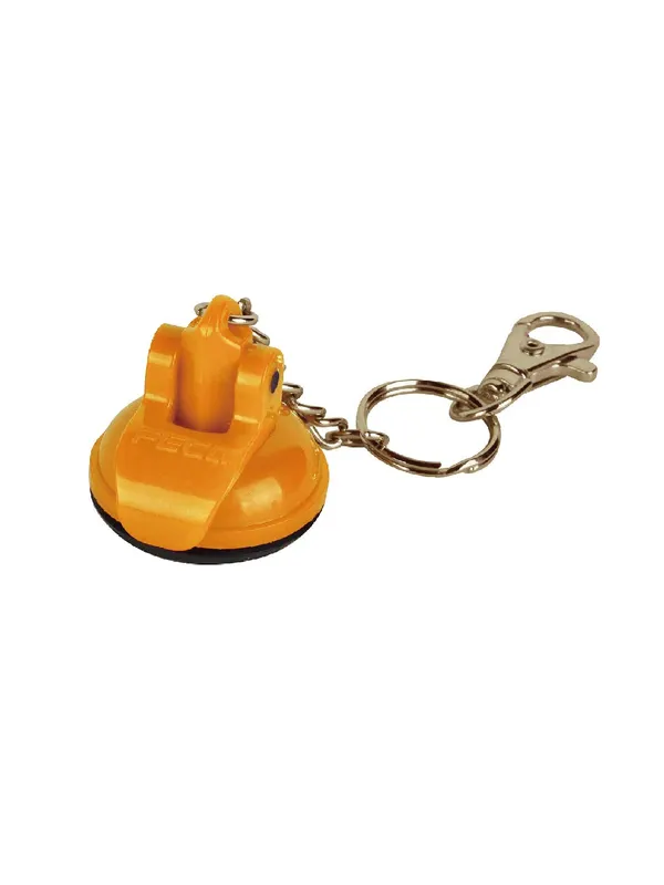Orange_ABS_Stainless_Steel_Key_Ring