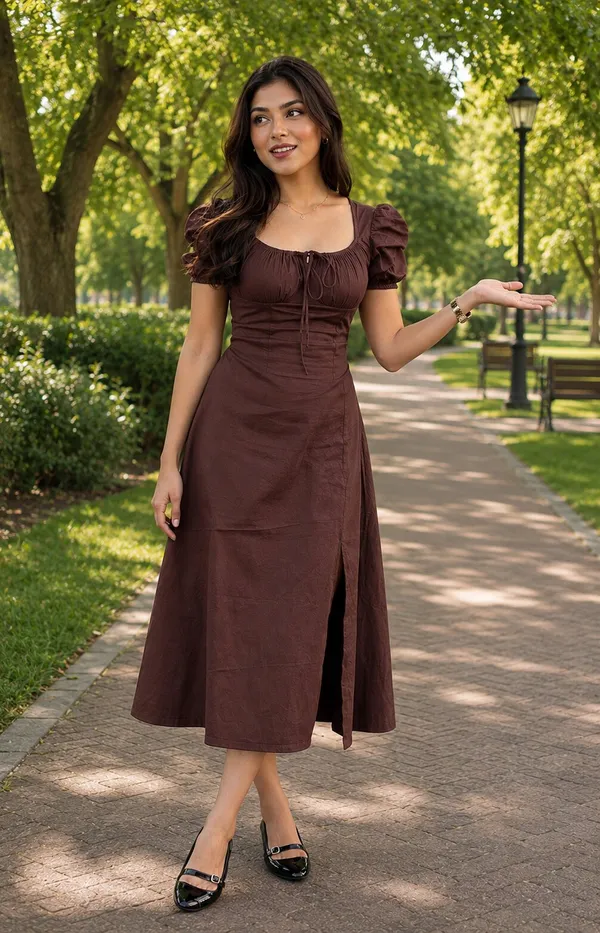Brown_Bustier_Sundress