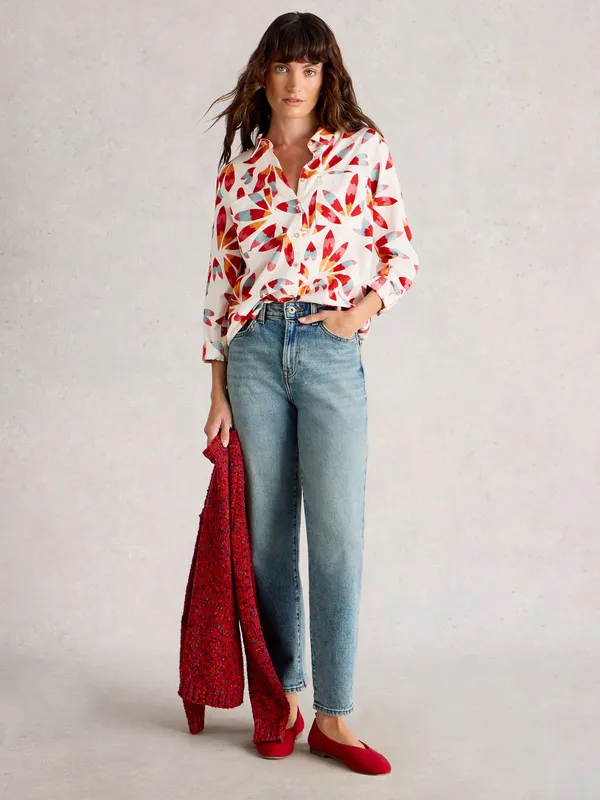 Ivory_Abstract_Leaf_Printed_Shirt