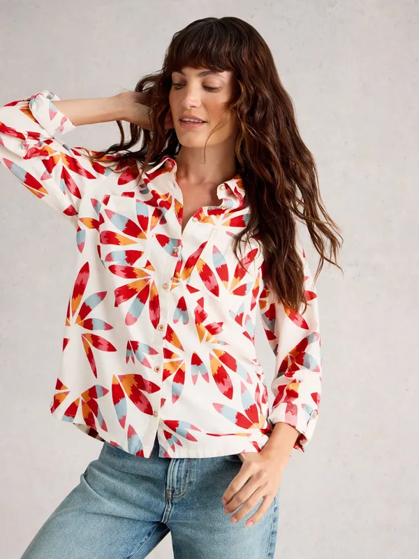 Ivory_Abstract_Leaf_Printed_Shirt