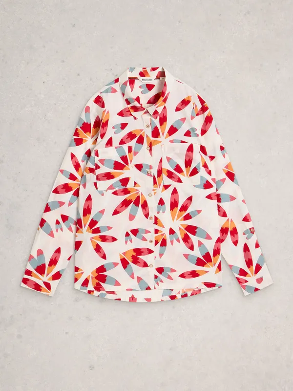 Ivory_Abstract_Leaf_Printed_Shirt