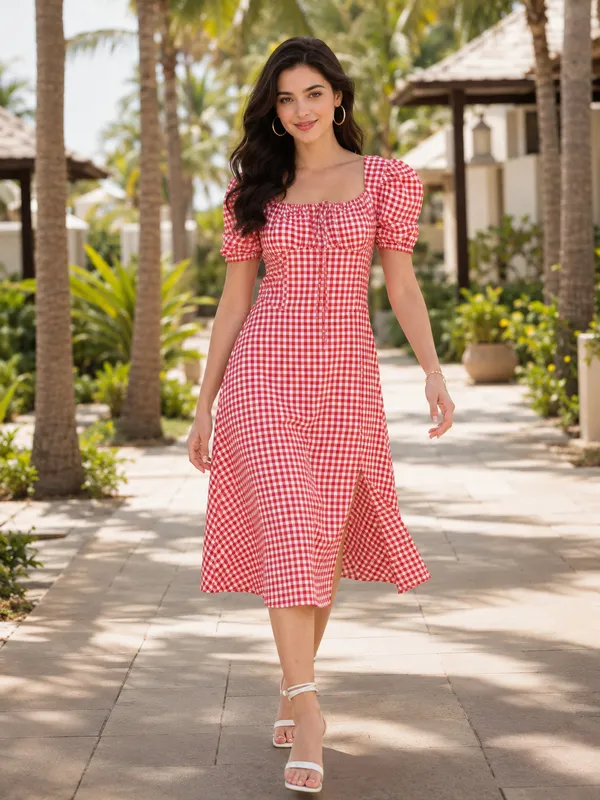 Red_Gingham_Bustier_Sundress