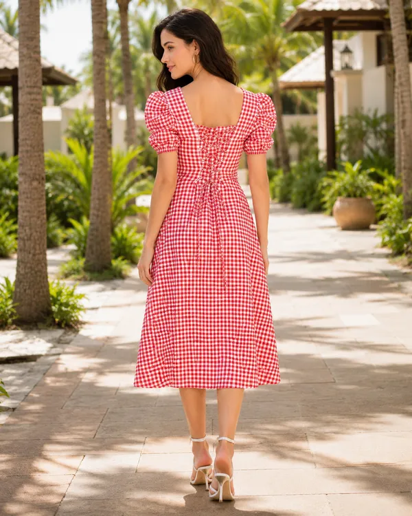 Red_Gingham_Bustier_Sundress