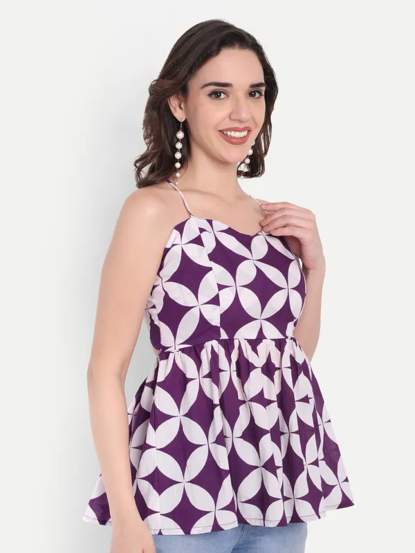 Purple_Geometric_Printed_Top
