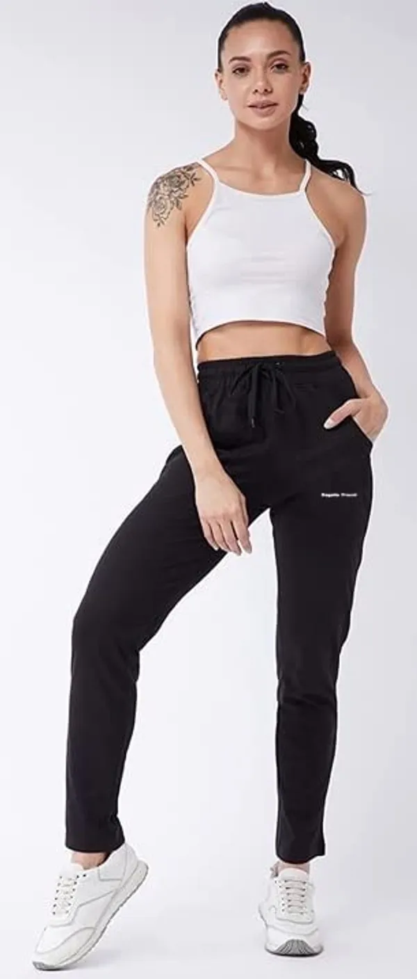 Peach_Cotton_Track_Pant_Casual_Trousers_For_Women