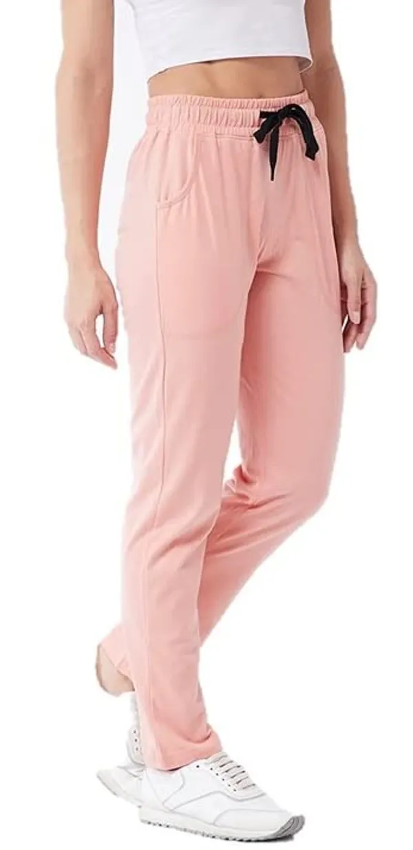 Peach_Cotton_Track_Pant_Casual_Trousers_For_Women