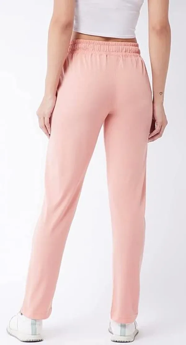 Peach_Cotton_Track_Pant_Casual_Trousers_For_Women