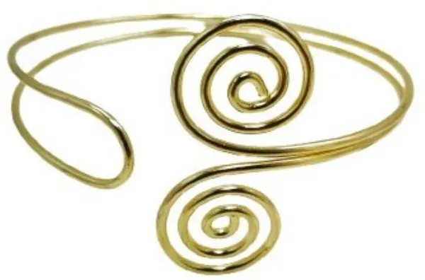 Handmadecraft_Brass_Gold-Plated_Armlet