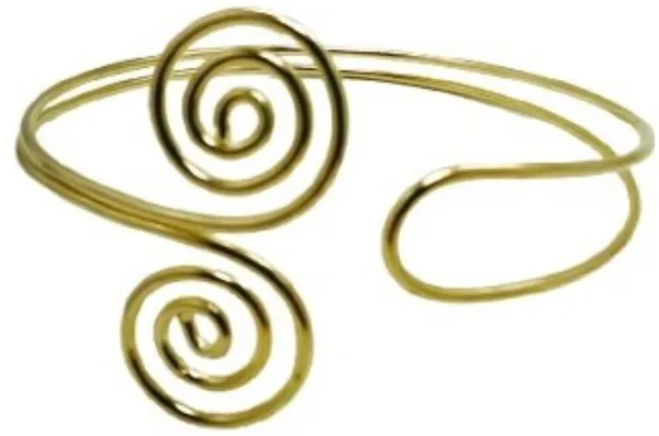 Handmadecraft_Brass_Gold-Plated_Armlet