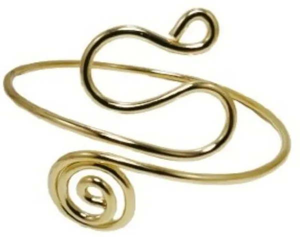 Handmadecraft_Brass_Gold-Plated_Armlet