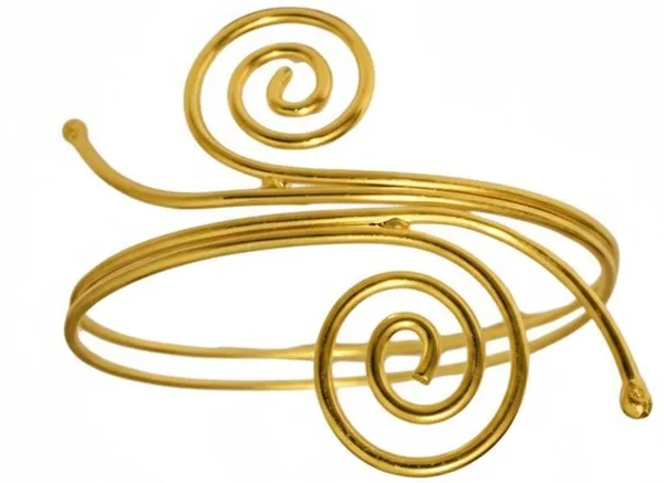 Handmadecraft_Brass_Gold-Plated_Armlet