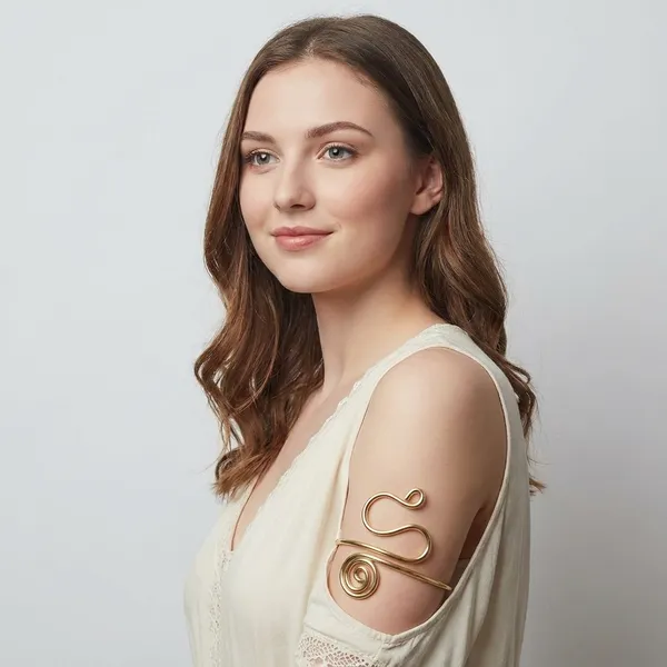Handmadecraft_Brass_Gold-Plated_Armlet