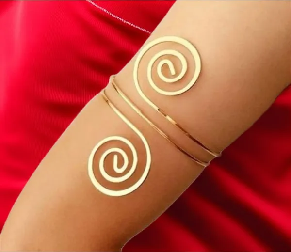 Handmadecraft_Brass_Gold-Plated_Armlet