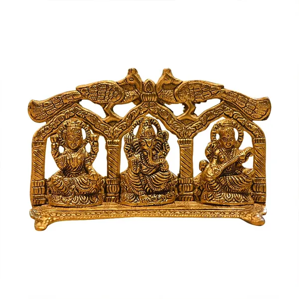 Golden_Metal_Double_More_Laxmi,_Ganesh,_Sraswati_For_Home_Temple_||_Office_Temple_||_Gifing