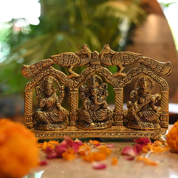 Golden_Metal_Double_More_Laxmi,_Ganesh,_Sraswati_For_Home_Temple_||_Office_Temple_||_Gifing