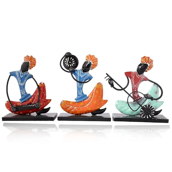Black_Metal_Nagpuri_Musician_For_Table_Top_Decor_Decorative_Showpiece_For_Home|Office|Gift_Item