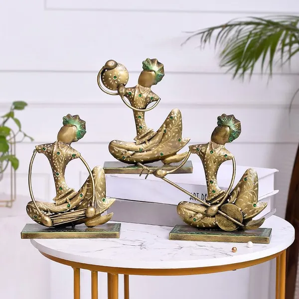 Rustic_Metal_Antique_Nagpuri_Musician_For_Table_Top_Decor_Decorative_Showpiece_For_Home|Office|Gift_Item