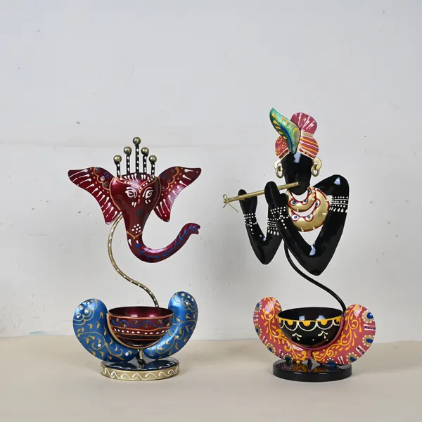 Multicolor_Ganesh_T-Lite_And_Krishna_T-Lite_Combo