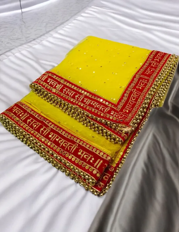 Yellow_Bridal_Stone_Saubhagyavati_Net_Dupatta_For_Women