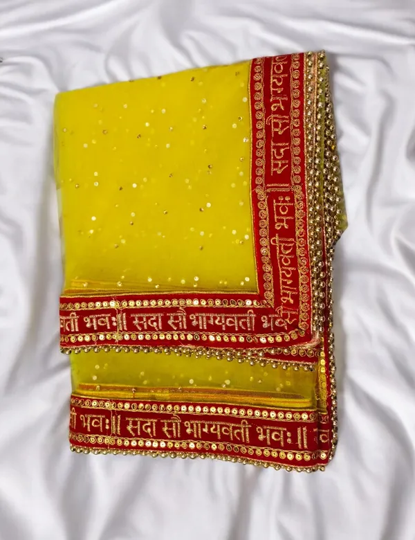 Yellow_Bridal_Stone_Saubhagyavati_Net_Dupatta_For_Women