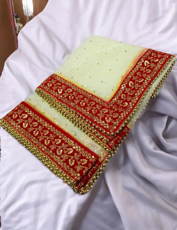 Mint_Heavy_Bridal_Stone_Embroidered_Border_Net_Dupatta_For_Women