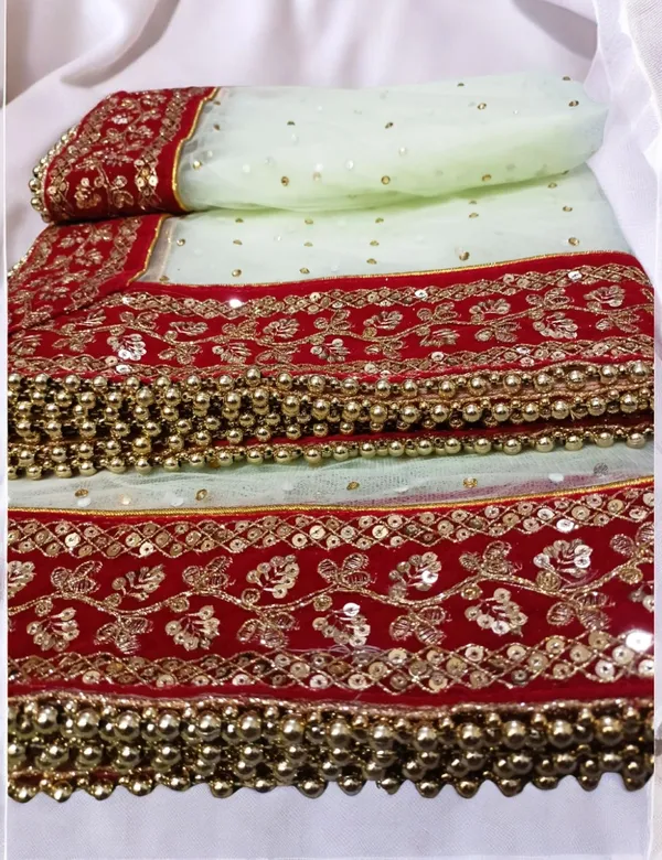 Mint_Heavy_Bridal_Stone_Embroidered_Border_Net_Dupatta_For_Women