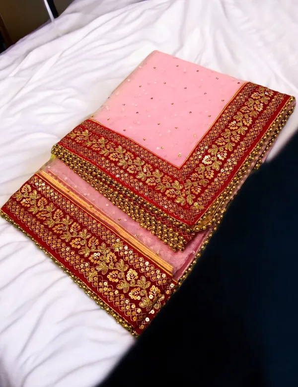 Pink_Heavy_Bridal_Stone_Embroidered_Border_Net_Dupatta_For_Women