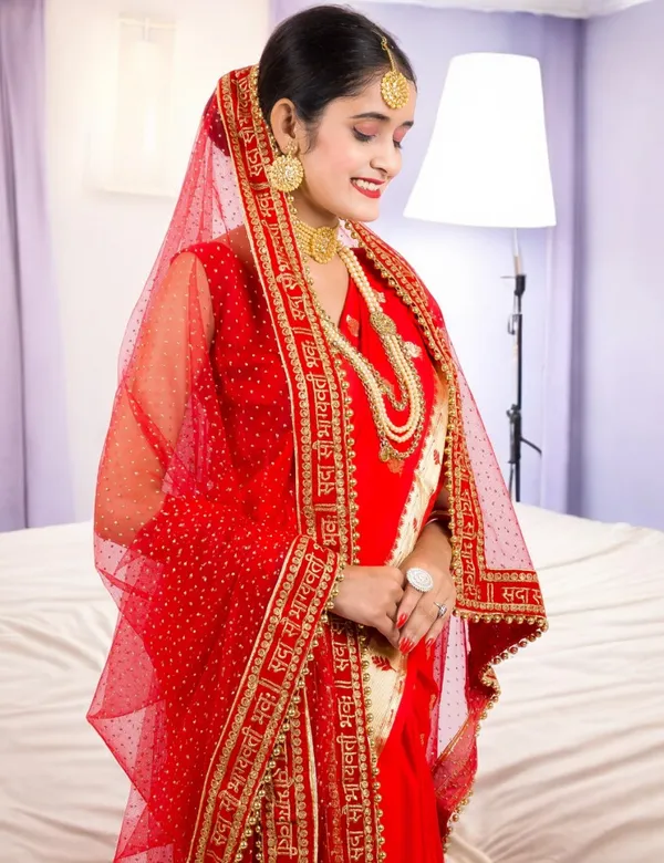 Red_Bridal_Glitter_Sada_Saubhagyavati_Net_Dupatta_For_Women