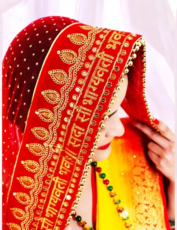 Red_Bridal_Net_Glitter_Premium_Sada_Saubhagyavati_Net_Dupatta_For_Women