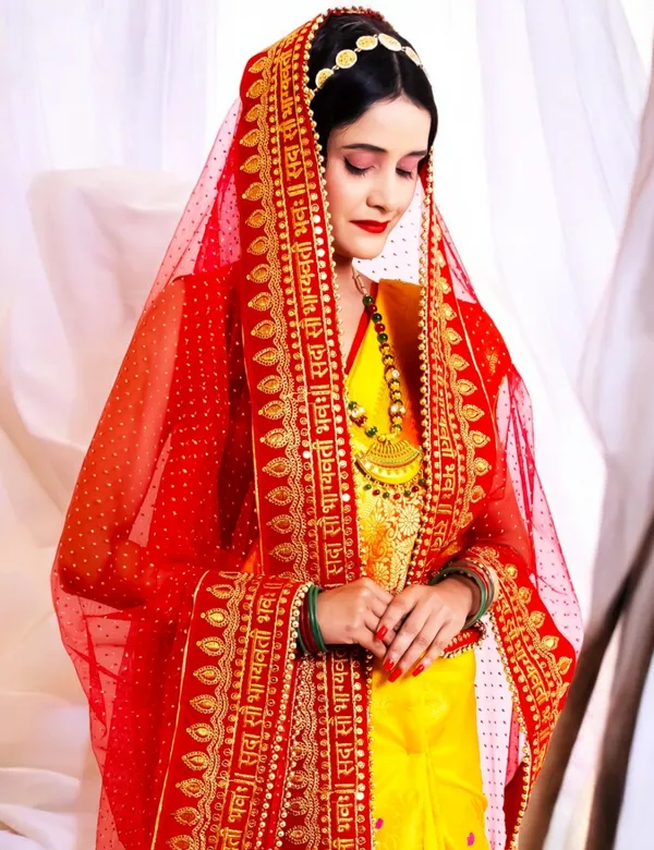 Red_Bridal_Net_Glitter_Premium_Sada_Saubhagyavati_Net_Dupatta_For_Women