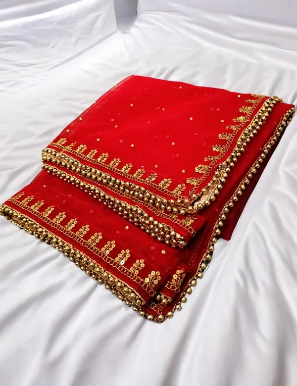 Red_Glamorous_Hand_Embroidenet_Dupatta_For_Women