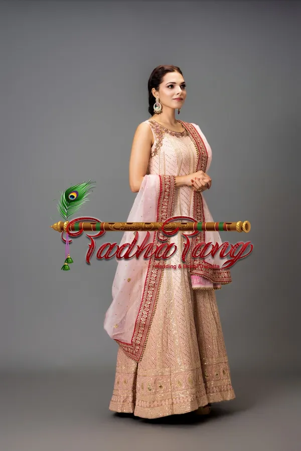 Red_Blushing_Bride_&_Net_Dupatta_For_Women