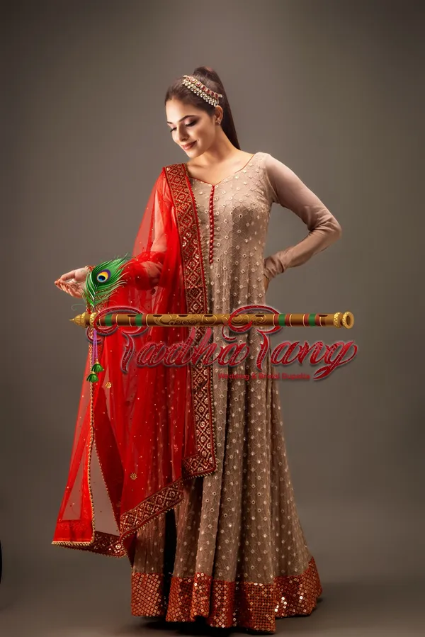 Red_Dulhan'S_Scarlet_Net_Dupatta_For_Women