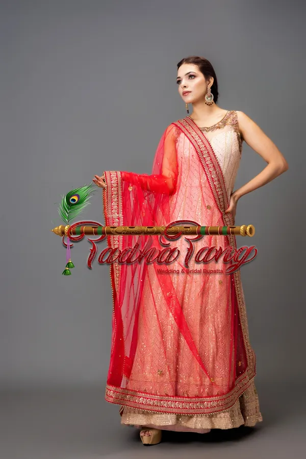 Red_Bridal_Radiance_Net_Dupatta_For_Women