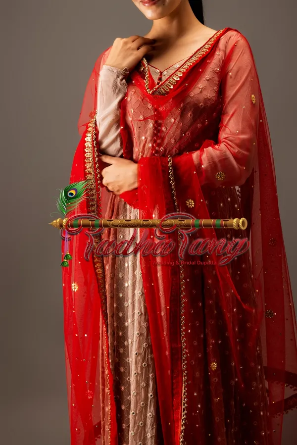 Red_Bridal_Regal_Net_Dupatta_For_Women