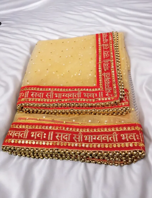Golden_Bridal_Stone_Saubhagyavati_Net_Dupatta_For_Women