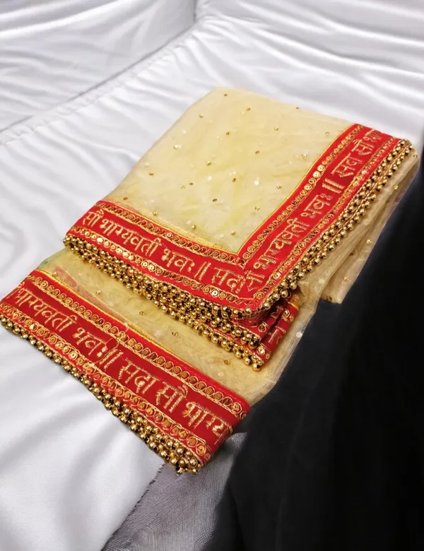 Cream_Bridal_Stone_Saubhagyavati_Net_Dupatta_For_Women