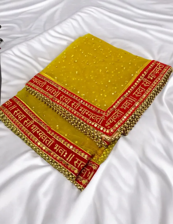 Yellow_Bridal_Stone_Saubhagyavati_Net_Dupatta_For_Women