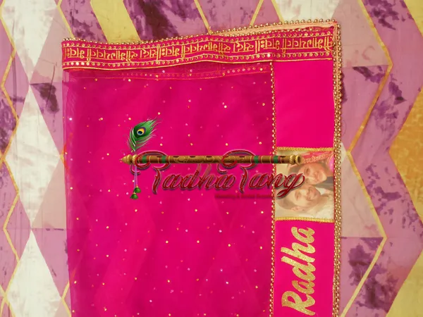 Customized_Rani_Bridal_Dupatta_with_All_Over_Moti_Lace_with_any_text_of_your_choice