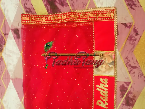 Customized_Red_Bridal_Dupatta_with_All_Over_Moti_Lace_with_any_text_of_your_choice